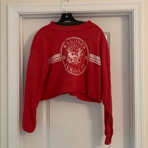 Daydreamer cropped Ramones Sweatshirt